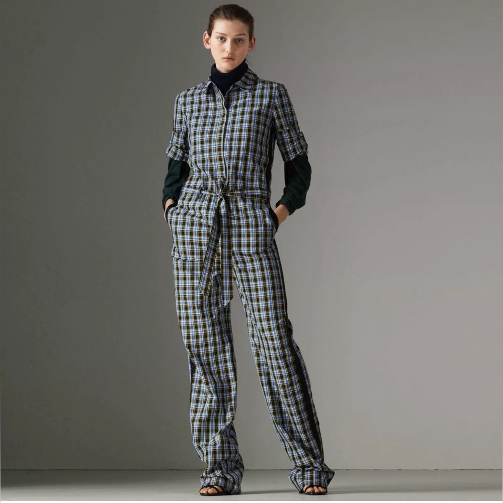 Burberry Lampton Check Jumpsuit
